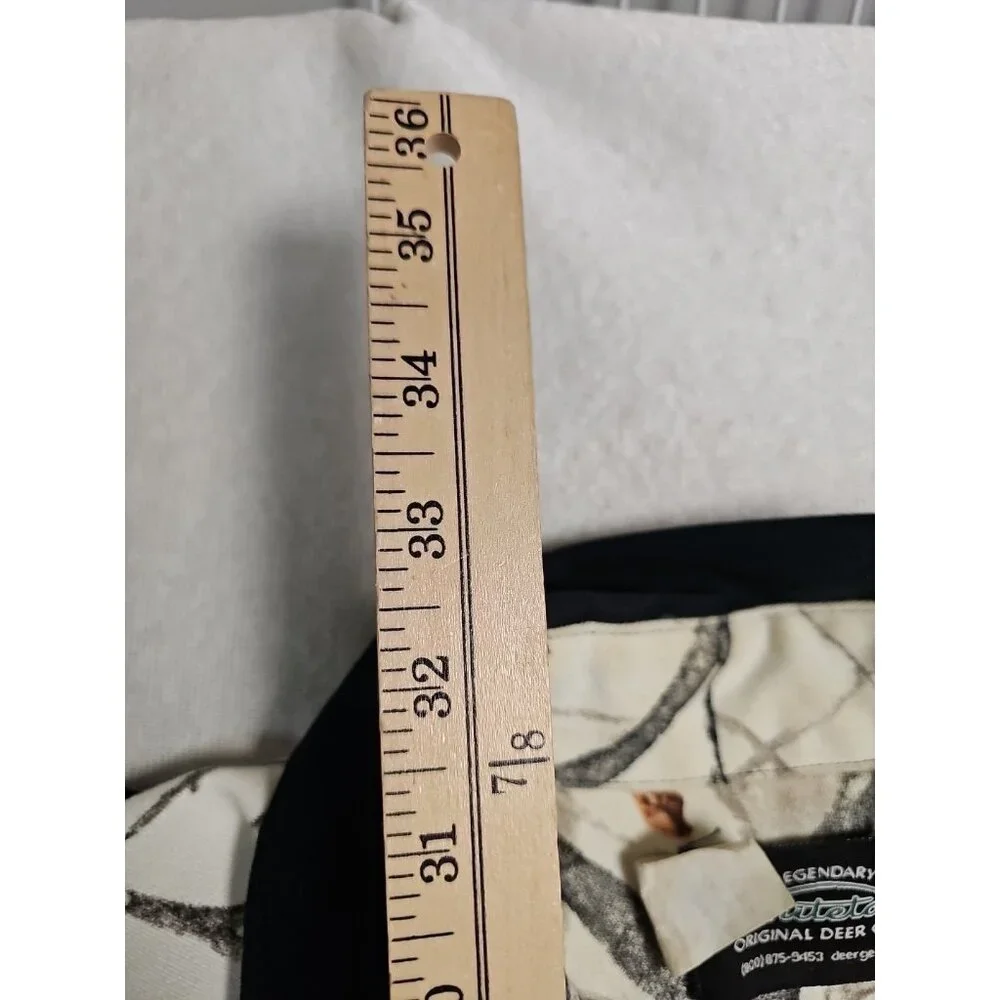 Legendary Whitetails Shirt Men’s Size XL Black White Camo Long Sleeve Western - Picture 3 of 7